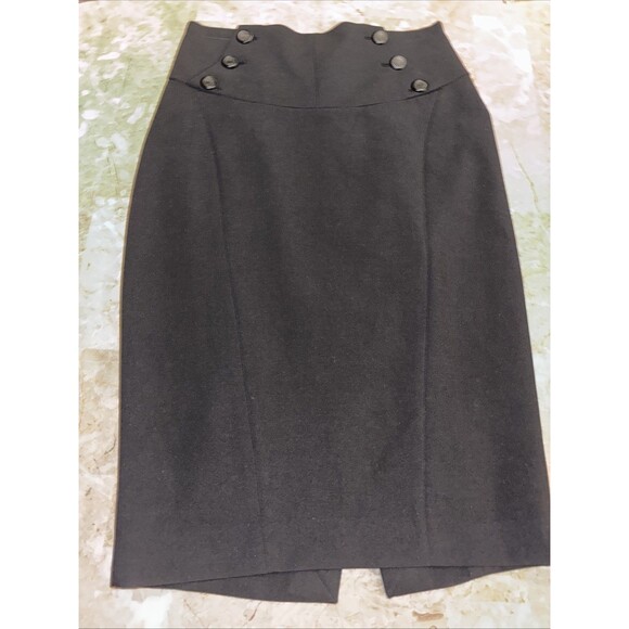 Zara Womens Glen Black Medium Skirt - Picture 1 of 4